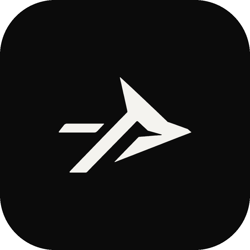 Airlophone app icon, dark