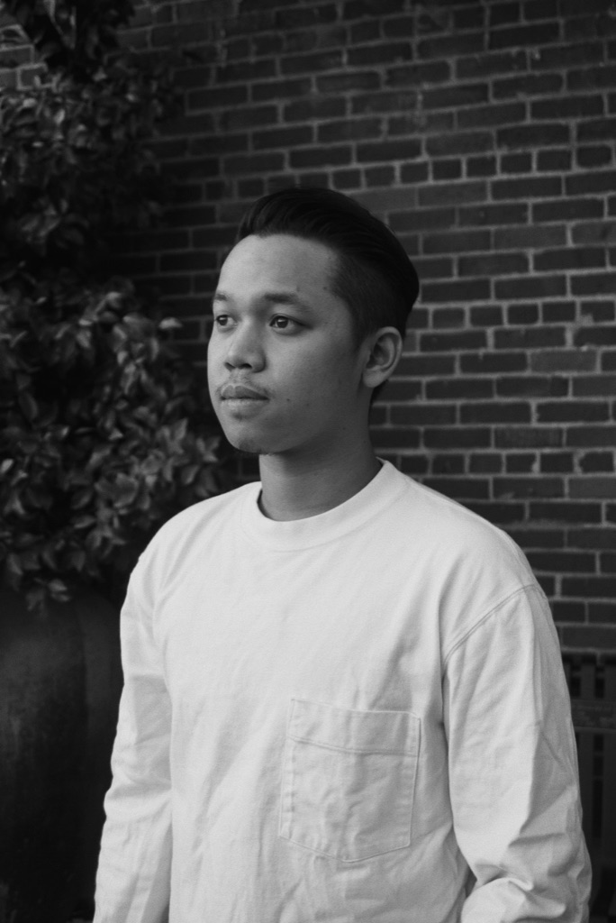 Black-and-white portrait of Fabio Jonathan